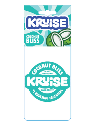 Coconut Bliss — Kruise hanging air freshener car air freshener pack
