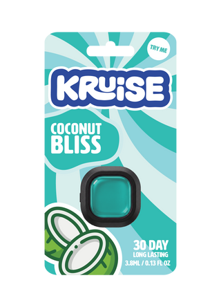Coconut Bliss — Kruise vent clip car air freshener pack