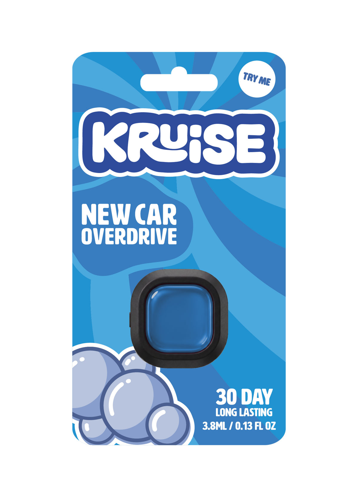 New Car Overdrive — Kruise vent clip car air freshener pack