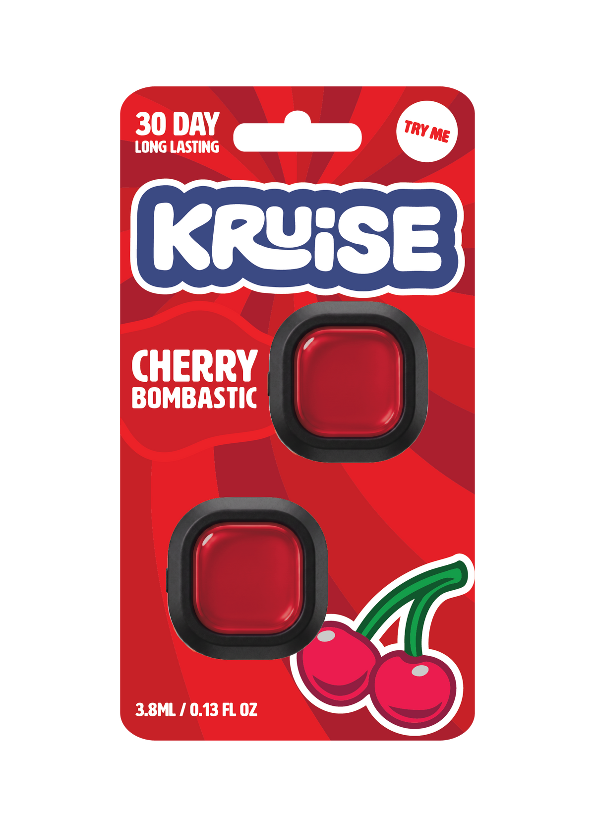 Cherry Bombastic Kruise vent clip air freshener 2 pack